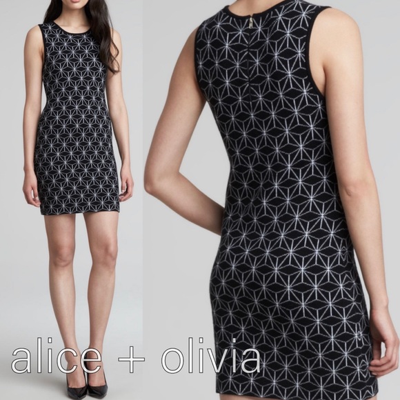 Alice + Olivia Sleeveless Wool Knit Dress M EUC - Picture 1 of 5